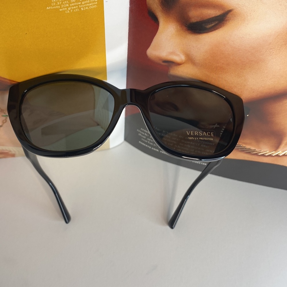 VERSACE Black Butterfly Sunglasses - Picture 11 of 14
